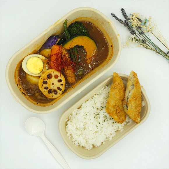 炸魚柳湯咖喱　Fried Fish Soup Curry